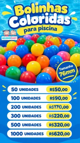 bolinhas de piscina