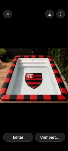Vendo Piscina do Flamengo . Tamanho 2 X 3 por 1.20 de profundidade