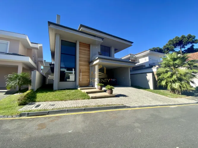 Maravilhosa casa alto padrão em condomínio fechado, estilo Farmhouse, localizada no bairro