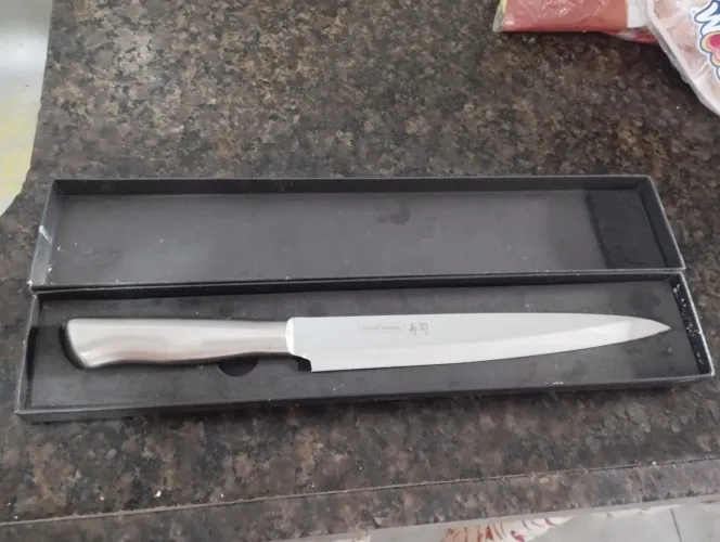 Faça Tramontina sushi toda de inox