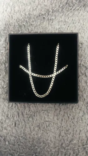 Vendo corrente de prata junto com a pulseira 2mm com nota
