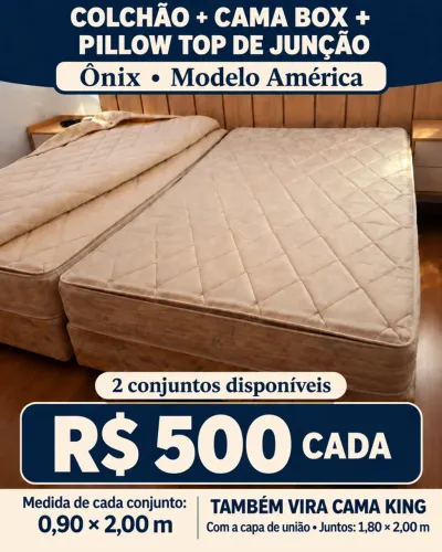 Vendo dois colchões de Solteiro R$ 500,00/ cada .