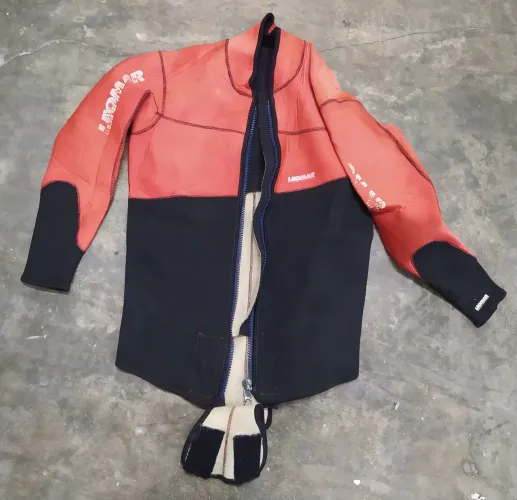 Jaqueta Neoprene Leomar (Laranja/ Preta)