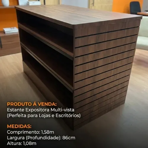 Estante Expositora Sob Medida - Menos de 1 ano