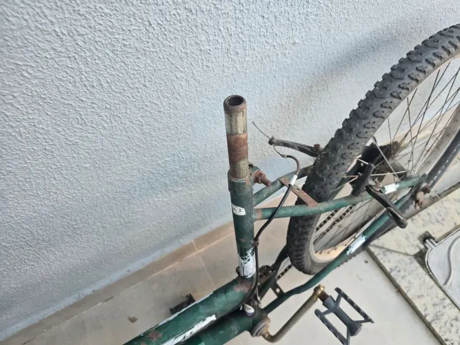 Bicicleta para manutenção