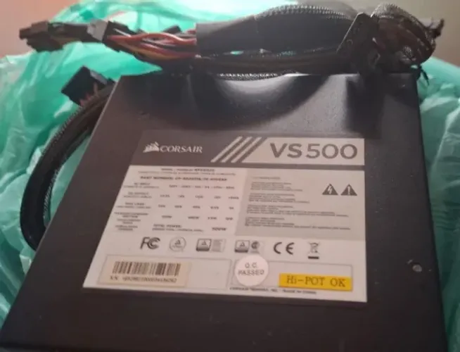 FONTE CORSAIR VS500 - 500W