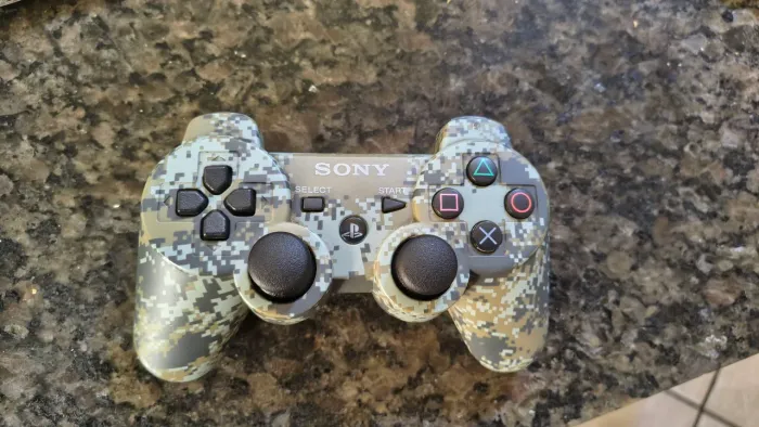 Controle PS3 Original Camuflado/ Estado novo / Zerado /Colecionador