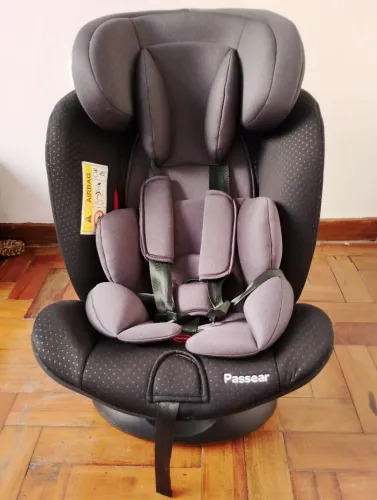 Cadeira Auto de 0 a 36 Kg Isofix L'unica preta Passear
