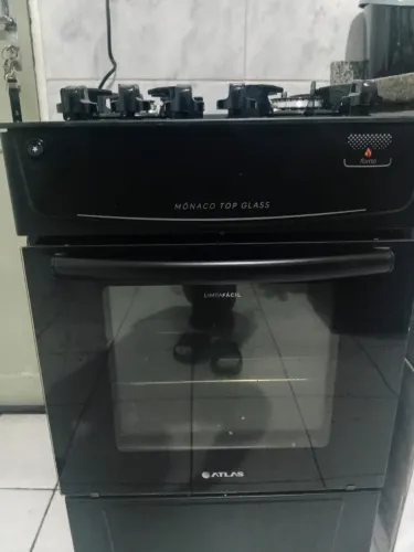 FOGÃO ATLAS MONACO TOP GLASS 4 BOCAS BIVOLT