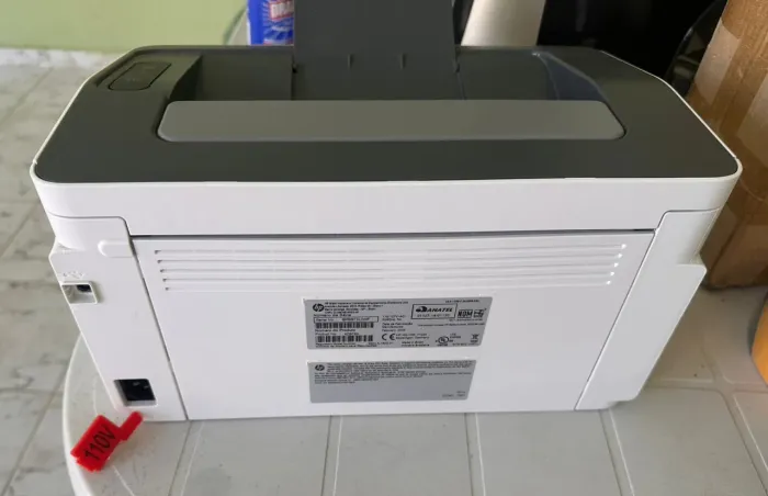 Impressora HP Laser 107W Preto e Branco Wi-Fi - USB