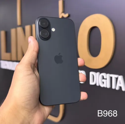 LOJA FÍSICA. IPHONE 16 128GB PRETO | TODO ORIGINAL SEM MARCAS | RETIRE JÁ!