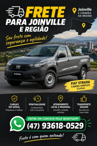Frete para Joinville e região 
