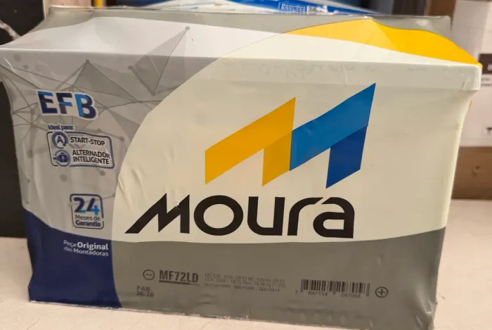 BATERIA MOURA 72Ah NOVA