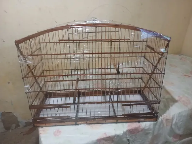 Gaiola uma arajedo e outra pra papa capimtodas dois esta no plástico ainda é nova