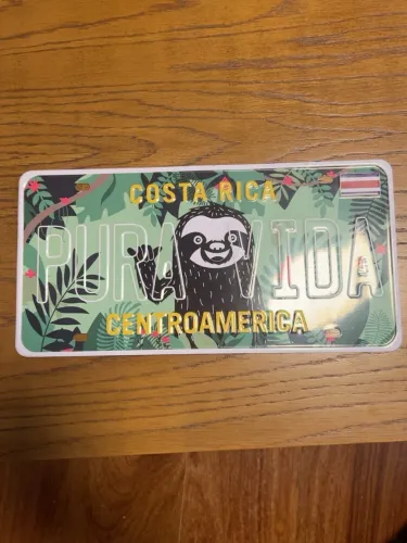 Placas de metal vintage