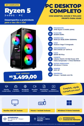 PC Desktop Completo