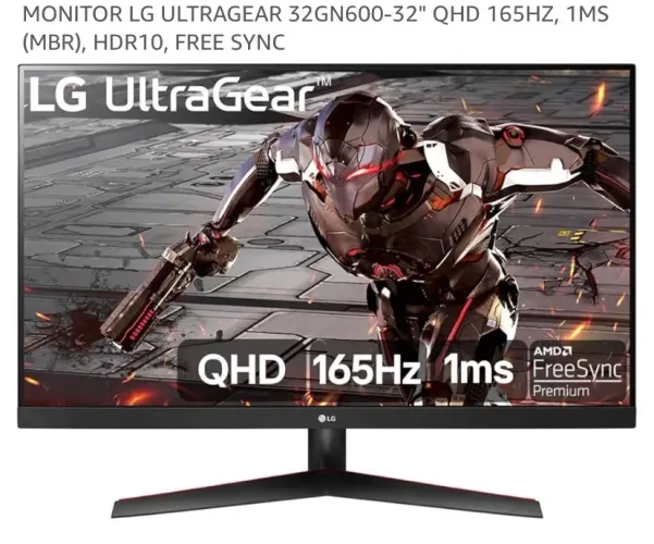 Monitor LG Ultragear ?32? 165Hz