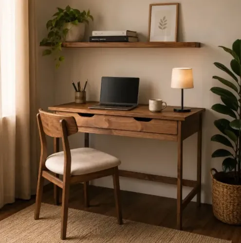 Escrivaninha Home Office Industrial Rústica Gaveteiro Gamer Estudo Computador Quarto Mesa 