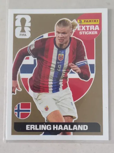 Figurinha Extra Sticker Erling Haaland 