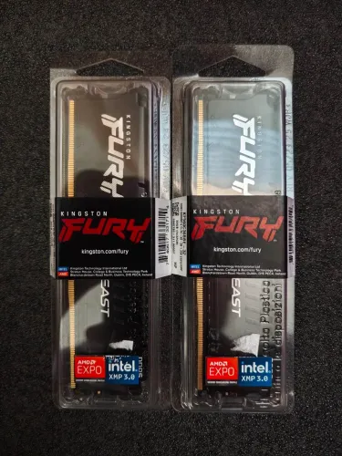 Memória RAM 64GB (2x32GB) Kingston FURY Beast DDR5 6000MHz CL36 - Nova