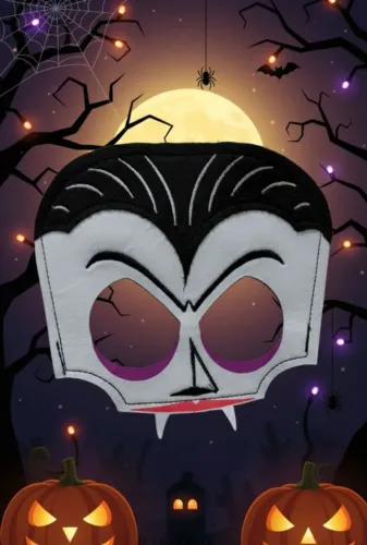 Máscara infantil de vampiro
