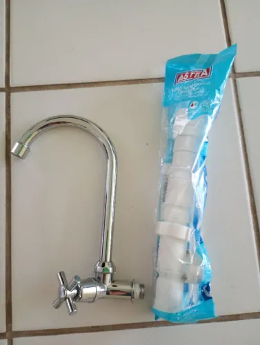 Torneira + Sifão Sanfonado ASTRA.