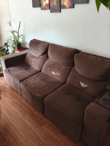 Sofá retrátil 3 lugares