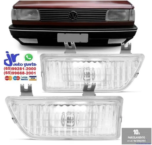 Par Farol de Milha Gol G1 Quadrado 87 88 89 90 91 92 93 94 Auxiliar Neblina