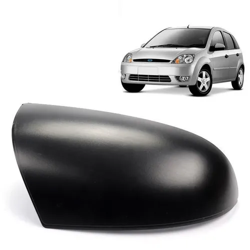 Capa do retrovisor moldura Aplique Preto fiesta 2004 ate 2014 sem pisca valor unitario