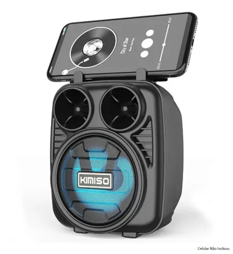 Caixa De Som Portátil Wireless Bluetooth Kimiso Kms-1182