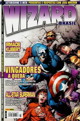 Wizard Brasil Nº 23 - Reportagens E Quadrinhos - 84 Pgs.