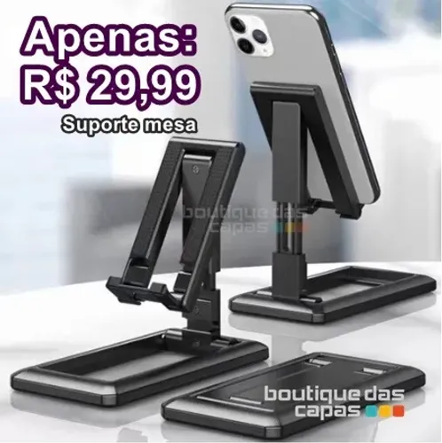 Suporte De Mesa Para Celular Ley-224 - Lehmox para iphone ipad R$ 29,99