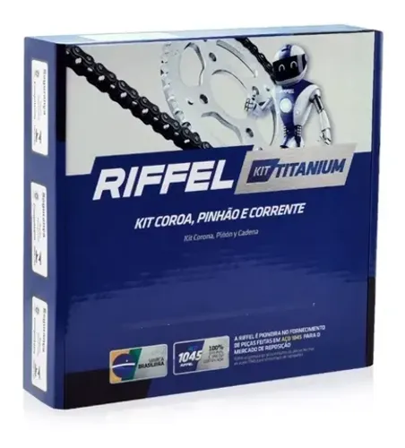 Kit Relação Cg 150/160 Titan Fan Start Cargo Aço 1045