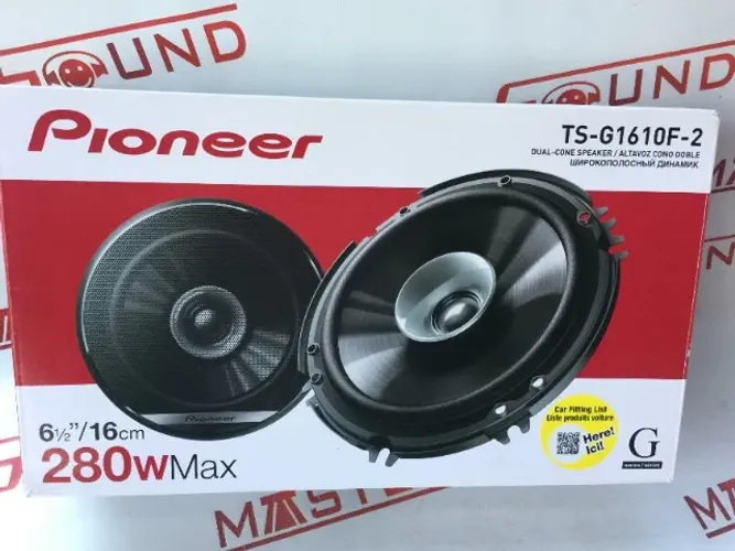 embalagem pioneer ts-g1610f-2 6' polegadas com ferragem e fiaçao.