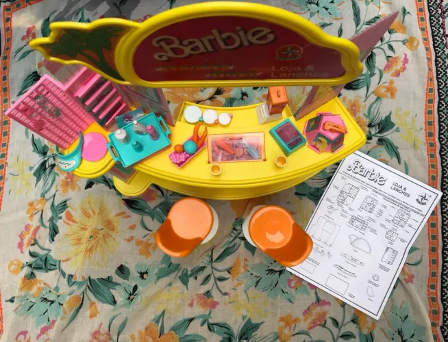 Loja e lanches da Barbie