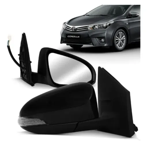 retrovisor eletrico com pisca corolla 14/19 valor unitario