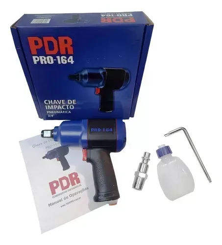 Chave Impacto Pneumática Ultra Leve 2,1kg 3/4 Pdr Pro-164-PDR