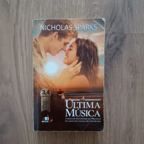 Livro A Última Música, Nicholas Sparks, Sebo.