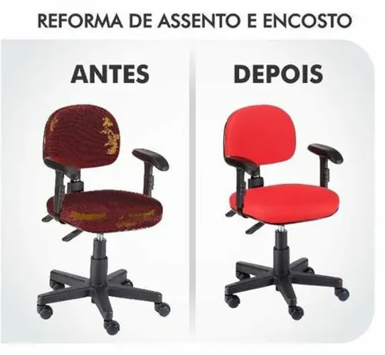 Reforma de cadeiras para escritório e igrejas
