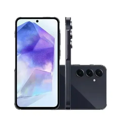 Samsung A55 128Gb Azul Escuro | Aparelho Lacrado | Garantia e Nota Fiscal