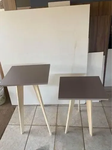 Mesinha decorativas cor capuccino 