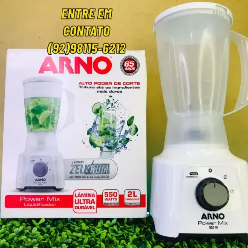 Liquidificador Arno 2 Litros 500W Power Mix-Entregas 9h as 22h