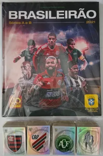 Álbum Campeonato Brasileiro 2021 - Capa Dura - Completo - Figurinhas Soltas.