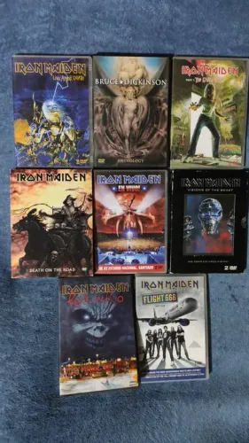 Iron Maiden bruce dickson Lote de dvd s raros iron maiden