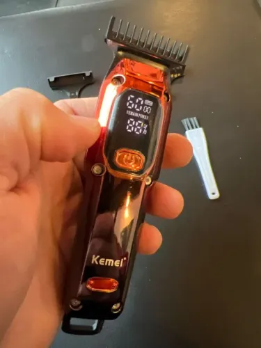 Máquina Kemei Profissional Acabamento 