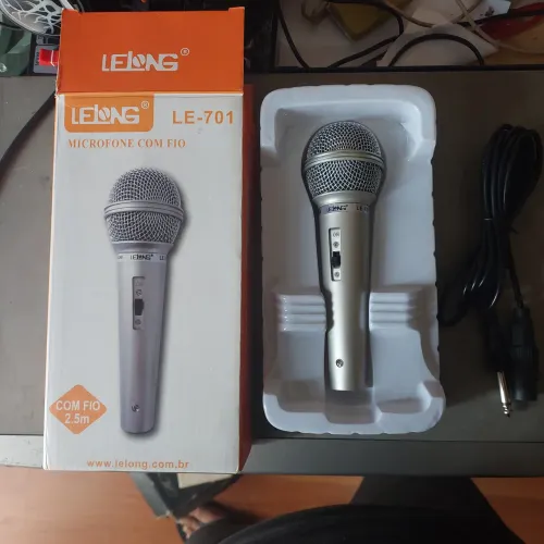Microfone com Fio Lelong LE-701