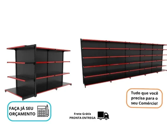 Gondolas de Centro e Parede Novas