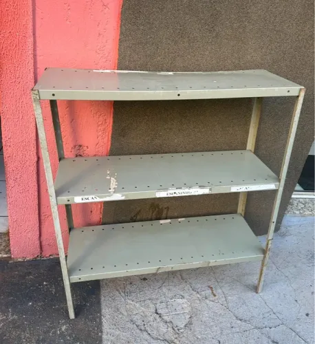 Estante de Metal Industrial 3 Prateleiras