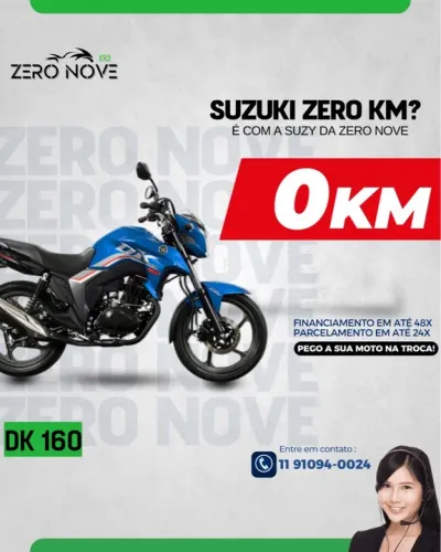 DK 160 2025 0KM SUZUKI | HAOJUE (FINANCIAMOS SEM ENTRADA)