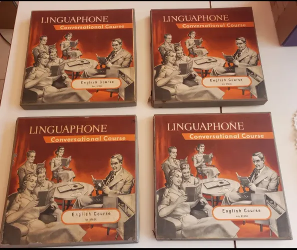 Curso de Inglês Linguaphone uma Relíquia do Século Passado